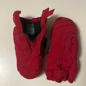 LL Bean toddler winter gloves